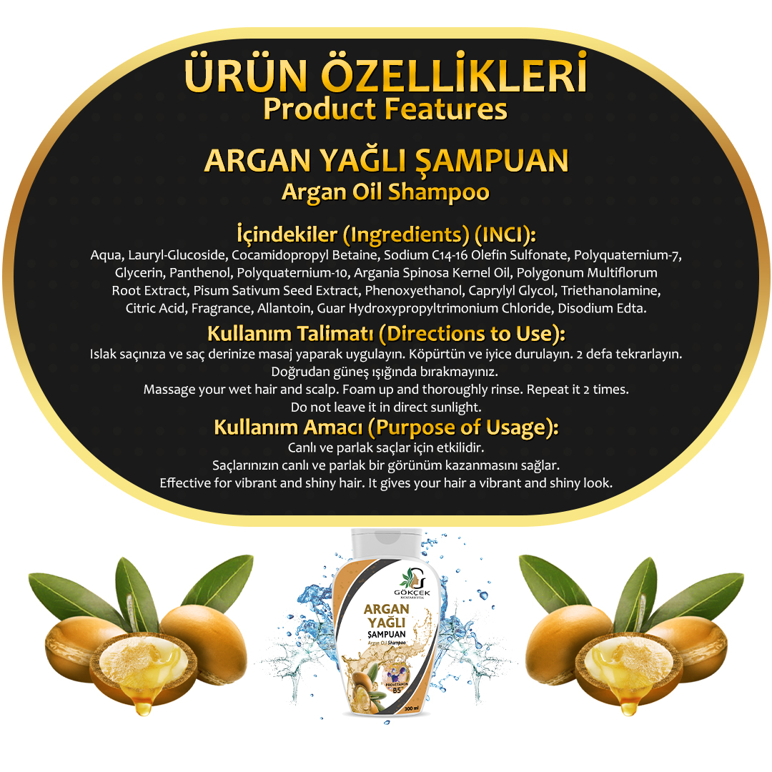 Argan Sampuan - 300 ml. - Görsel 2