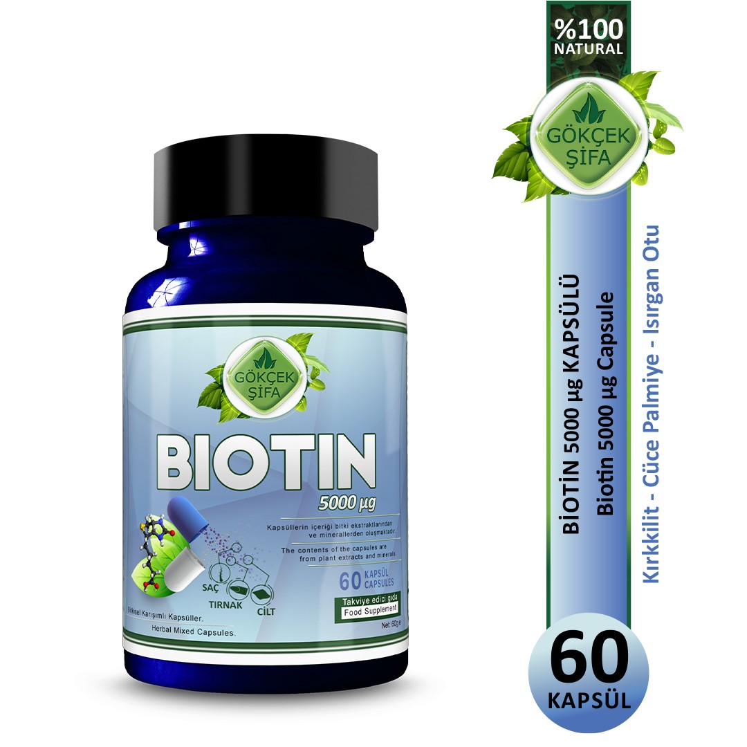 Biotin B7 Vitamin Kapsül