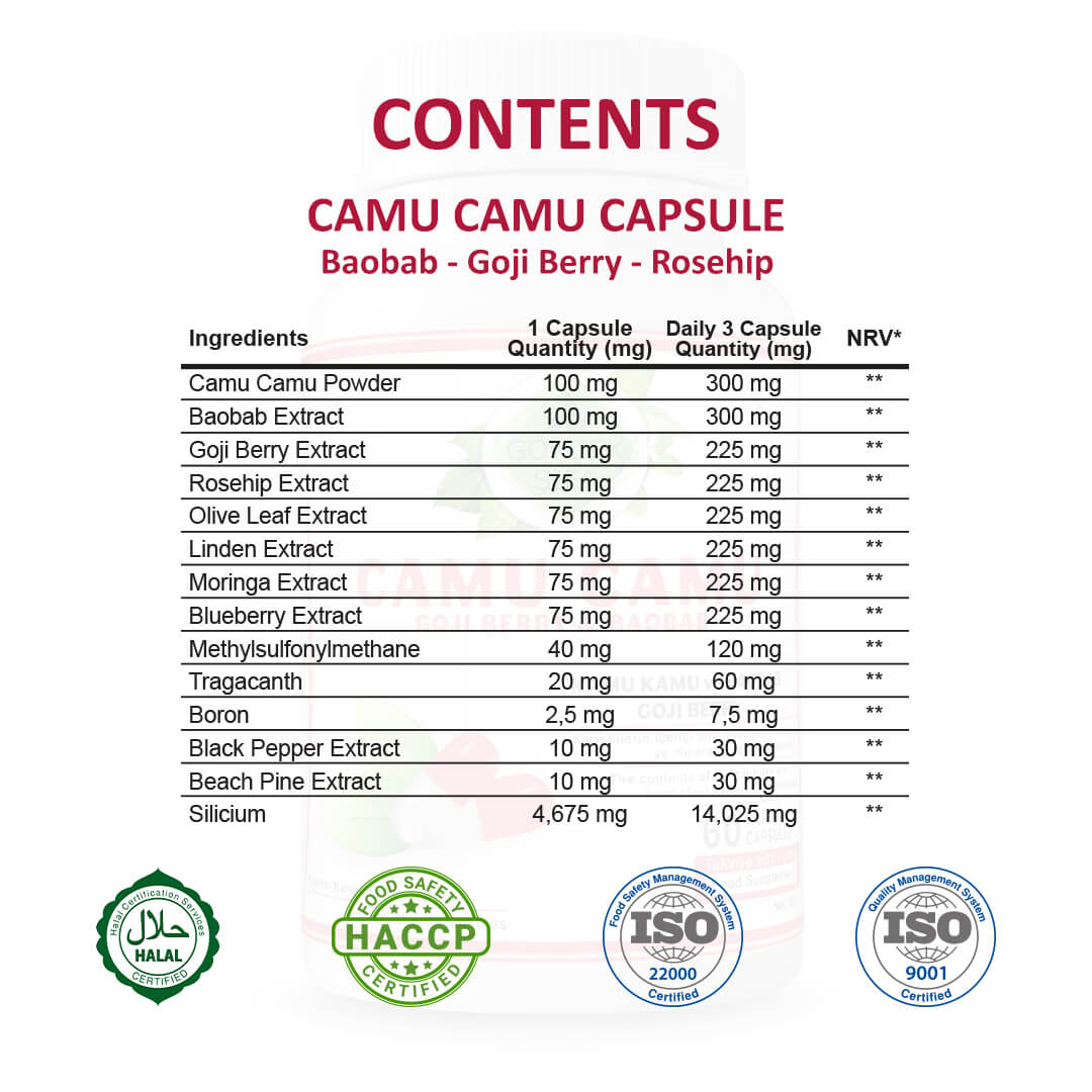 Camu Camu Kapsül - Standard - Görsel 3