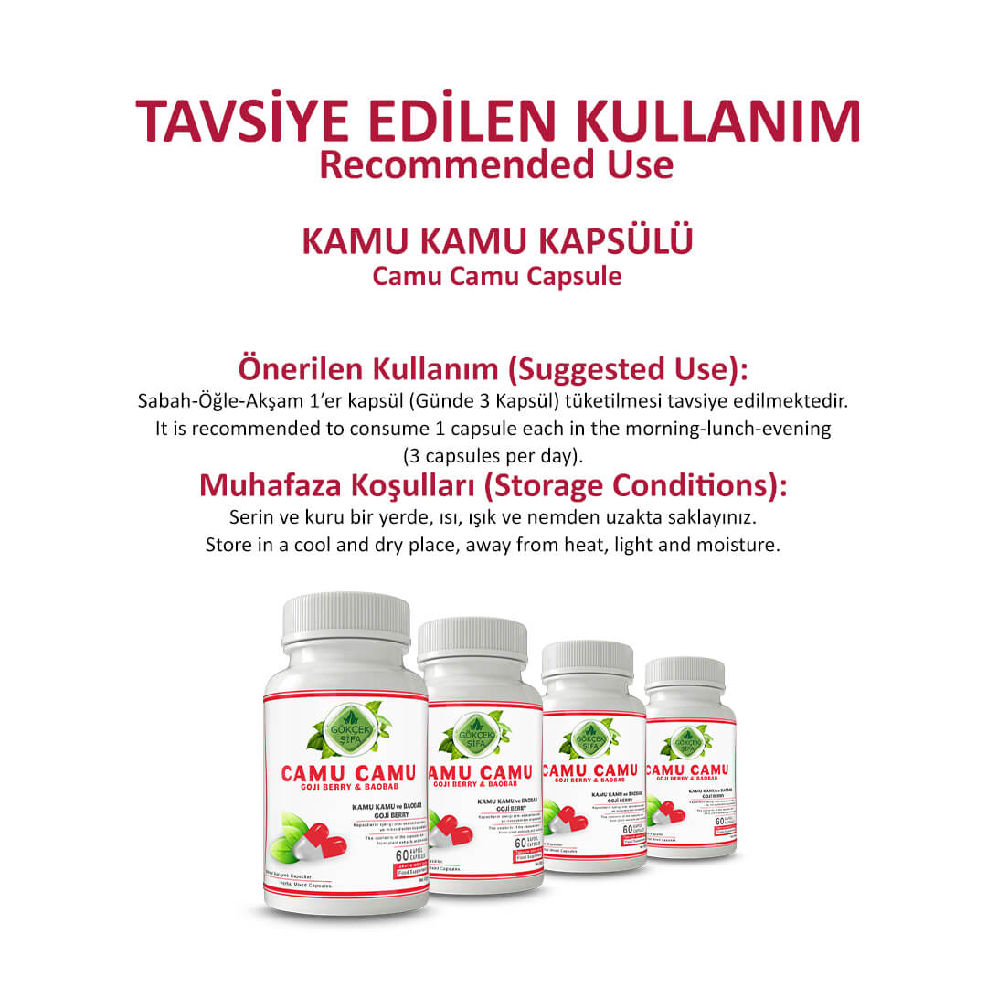 Camu Camu Kapsül - Standard - Görsel 4