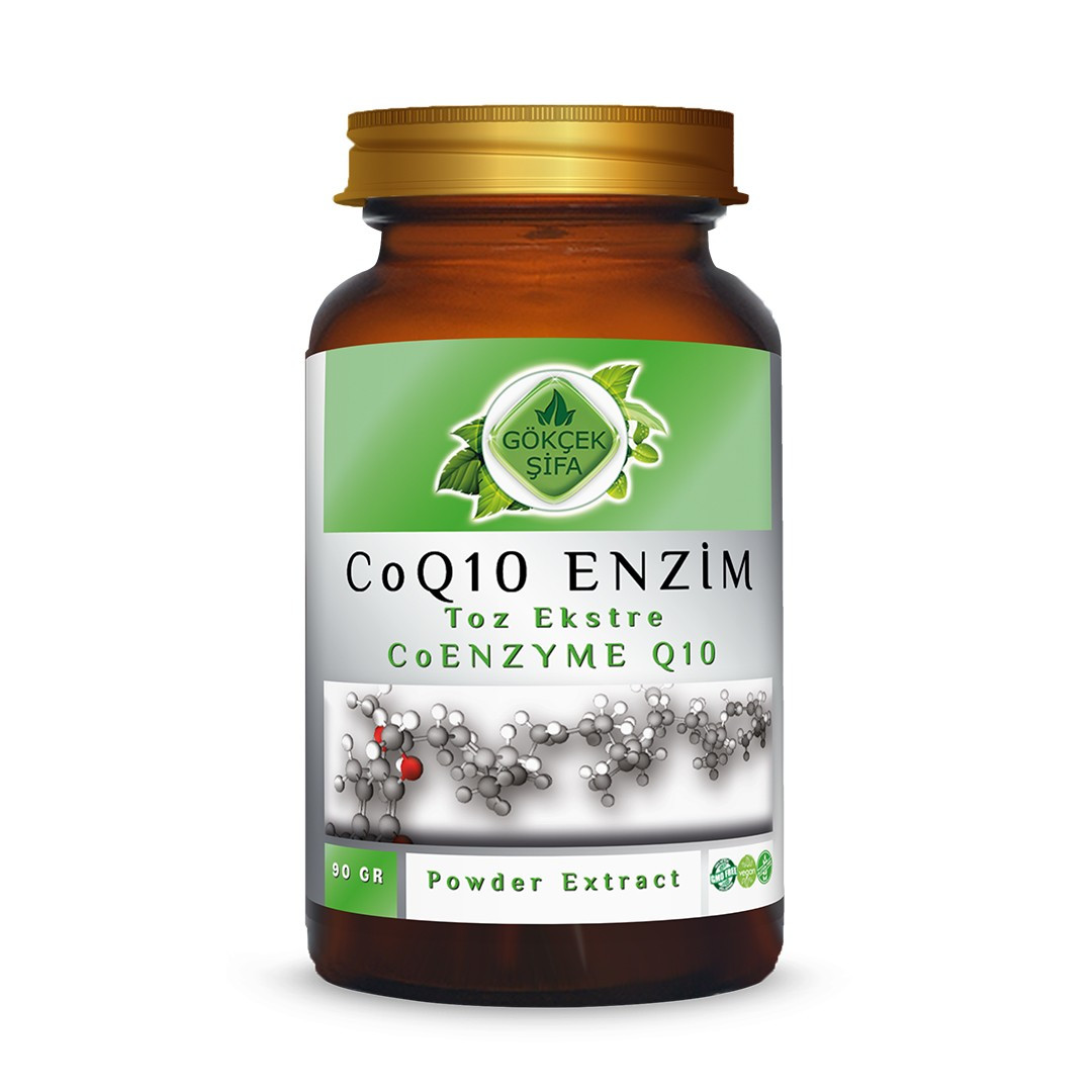 CoQ 10 Enzim Toz Ekstresi 90 gr. Cam Kavanoz