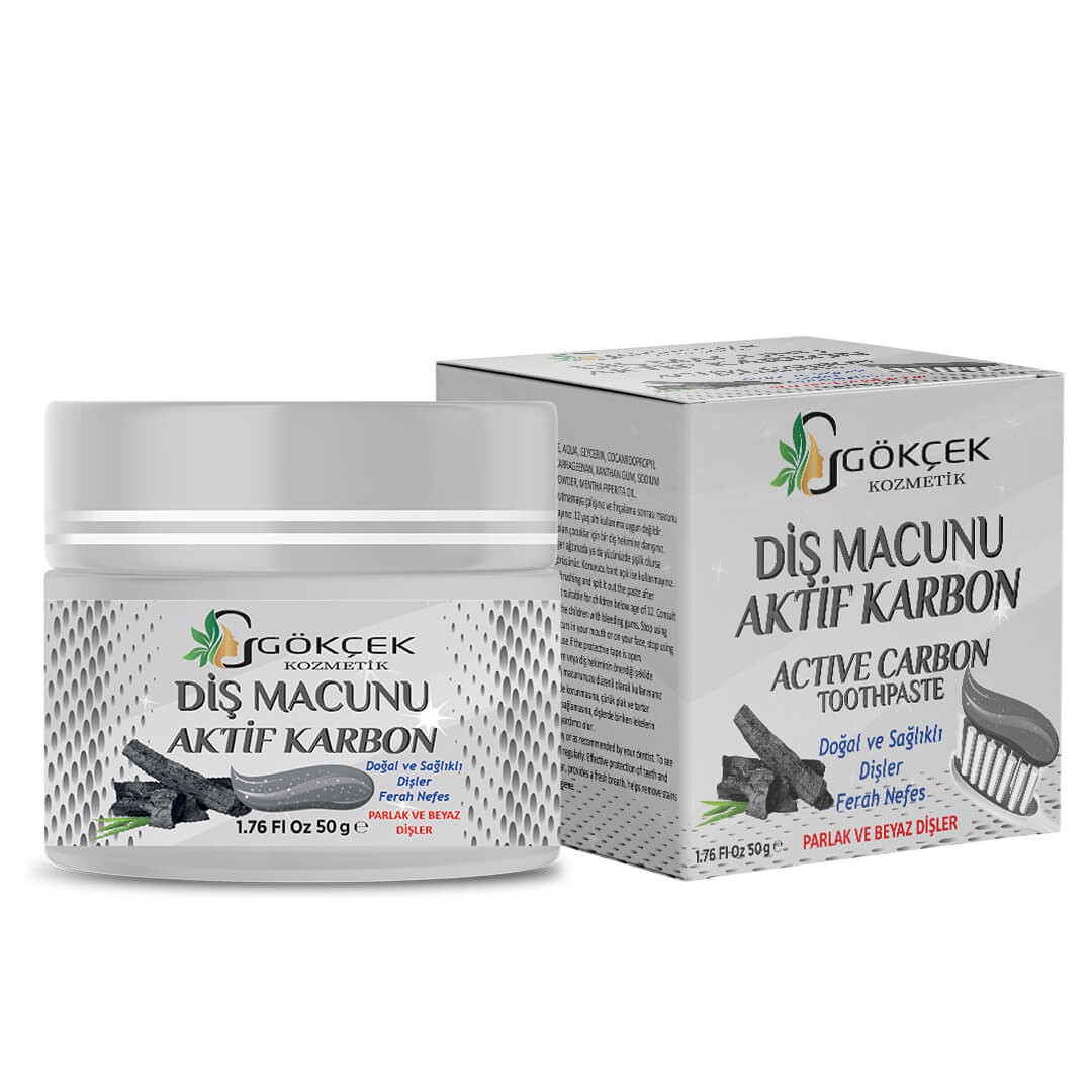 Dis Macunu Aktif Karbonlu