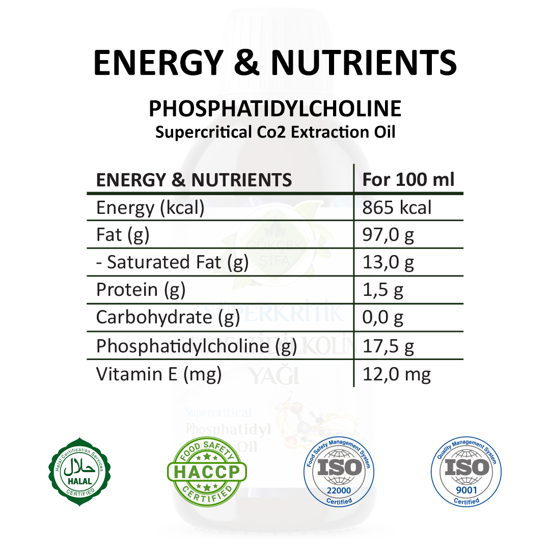 Fosfatidilkolin (Phosphatidylcholine) Süperkritik Yagi - 50 ml. - Görsel 4