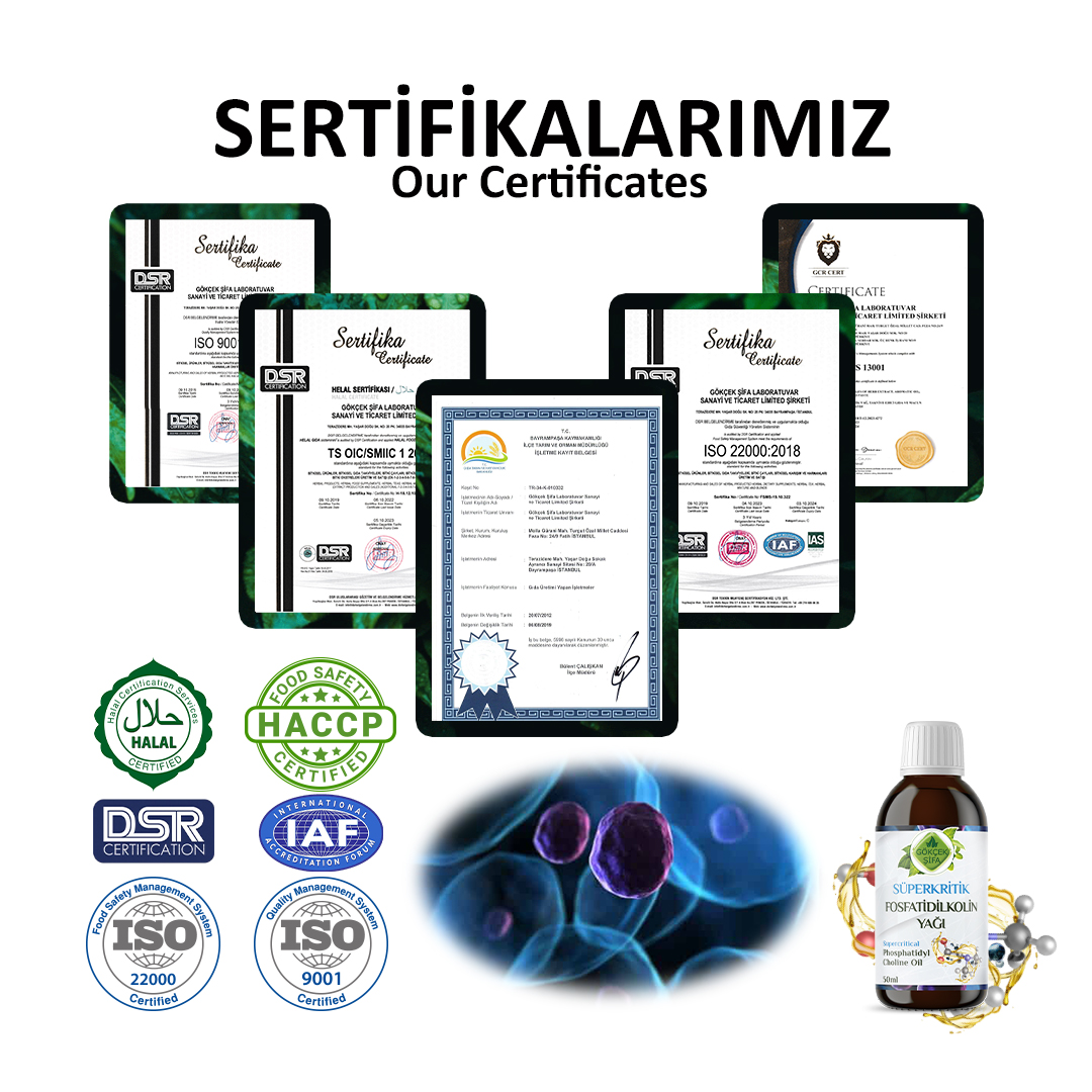Fosfatidilkolin (Phosphatidylcholine) Süperkritik Yagi - 50 ml. - Görsel 8