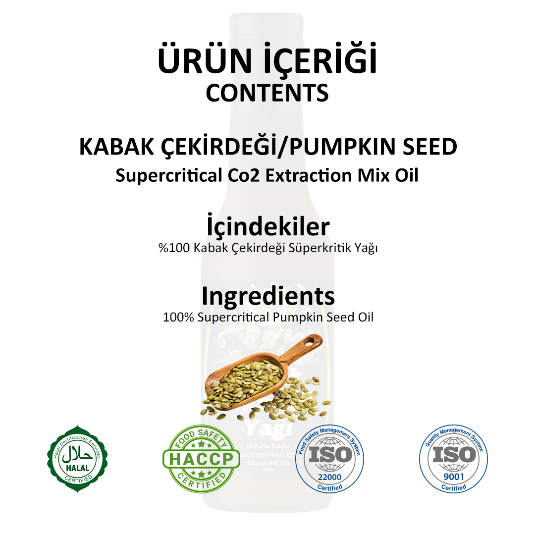 Kabak Çekirdegi Süperkritik - 250 ml. - Görsel 2