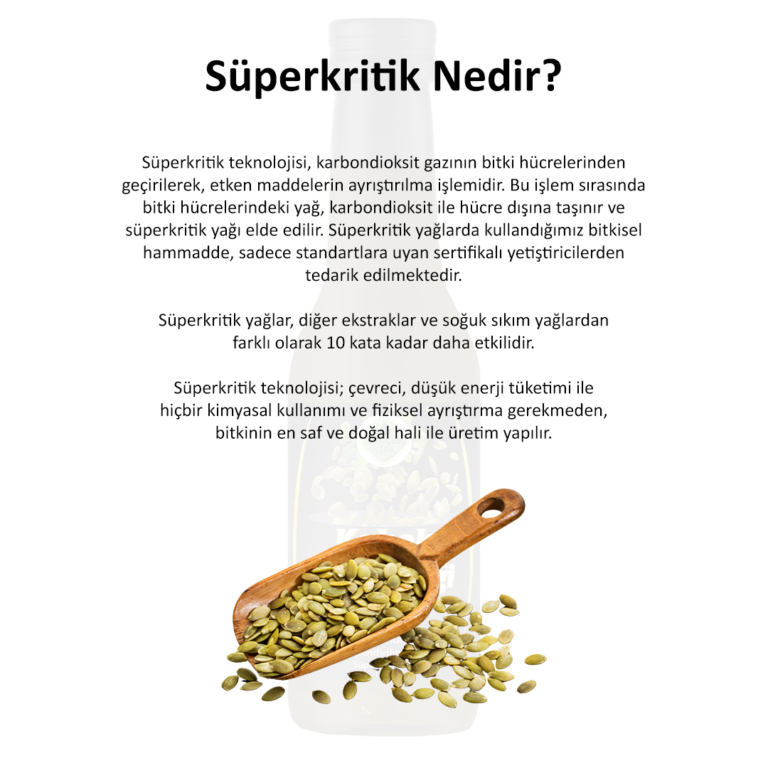 Kabak Çekirdegi Süperkritik - 250 ml. - Görsel 5
