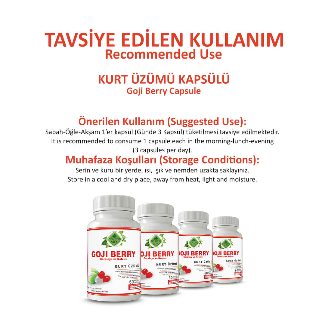 Kurt Üzümü (Goji Berry) Kapsül - Standard - Görsel 4