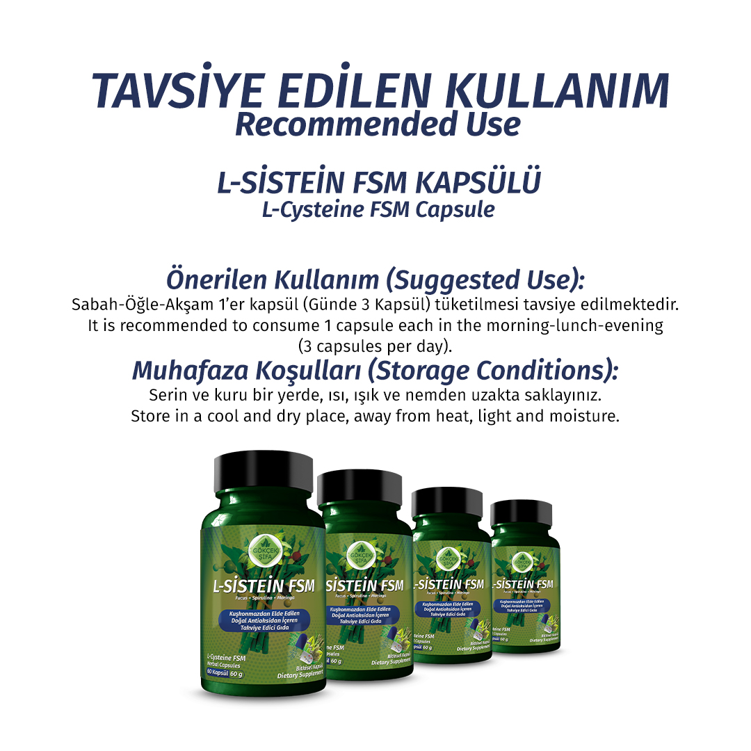 L-Cysteine Fsm Kapsül - Standard - Görsel 4