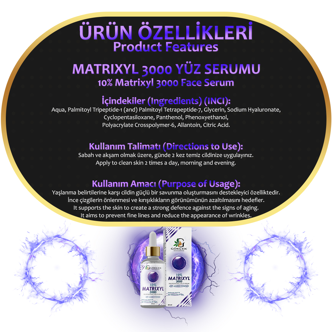 Matrixyl 3000 Yüz Serumu - 3000 Yüz Serumu 30 ml. - Görsel 2