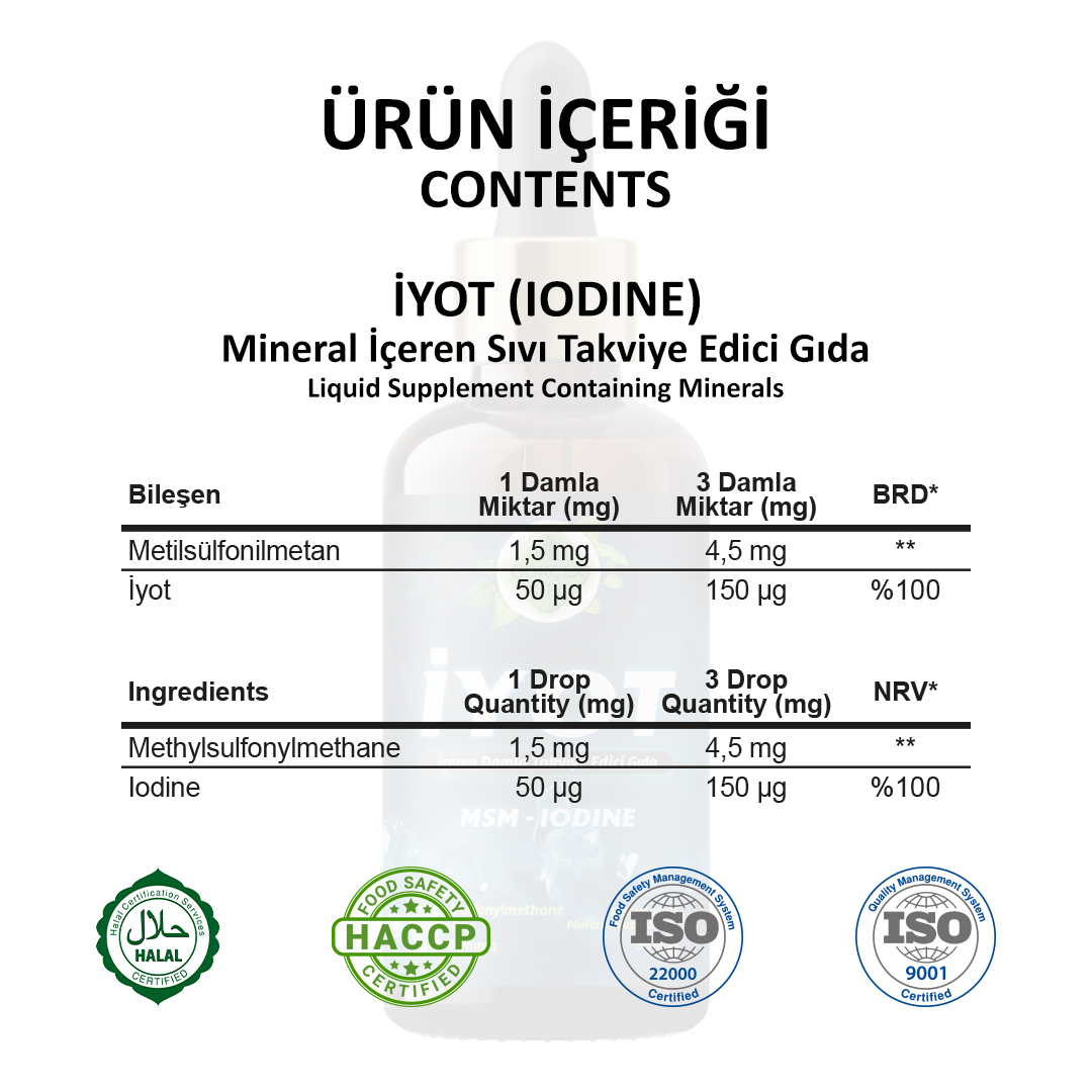 MSM iyot 50 ml. - 50 ml. - Görsel 2