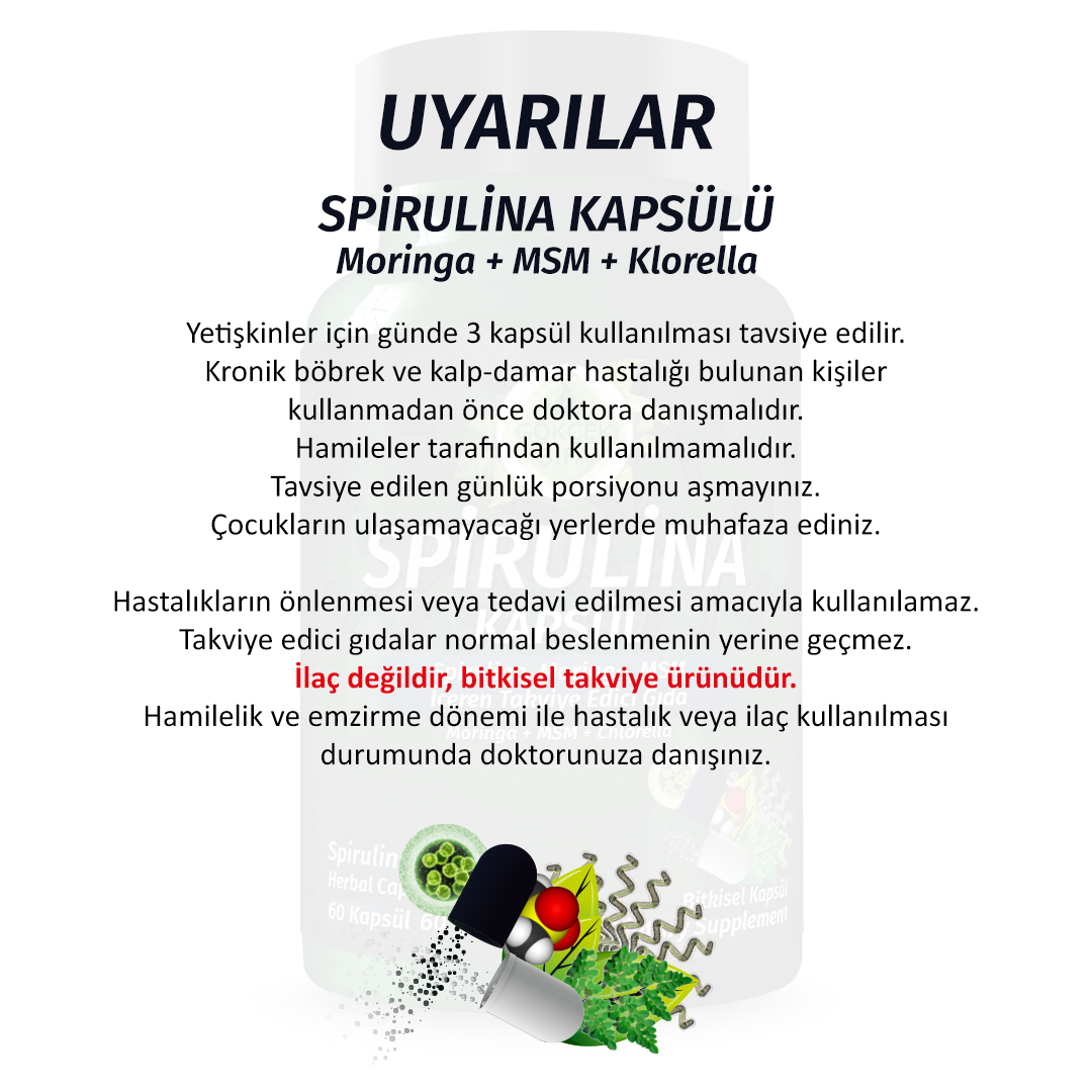 Spirulina Kapsül - Standard - Görsel 4