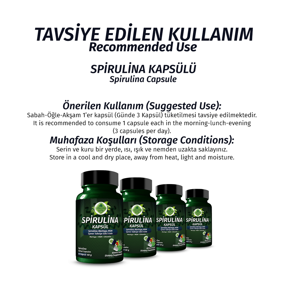 Spirulina Kapsül - Standard - Görsel 6