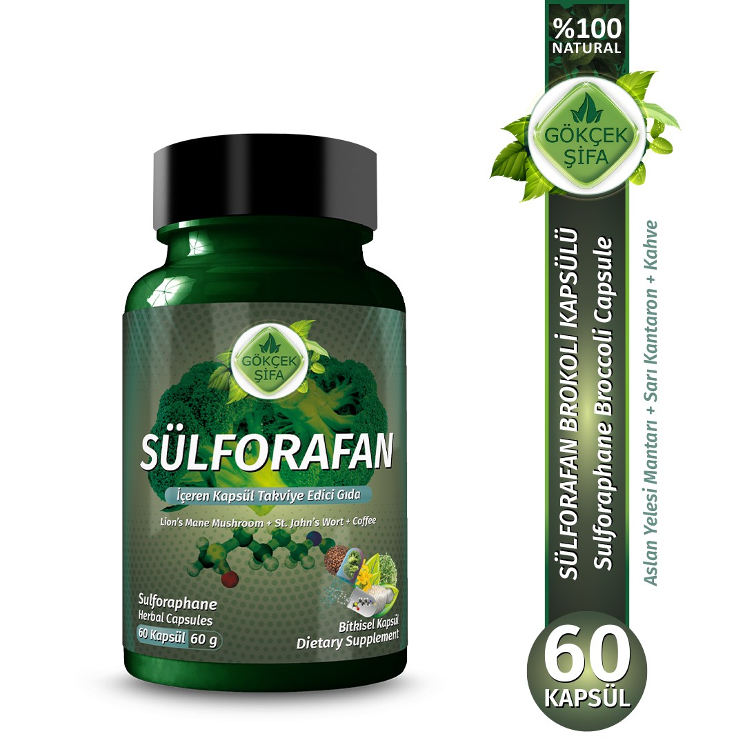 Sülforafan Brokoli (Sulforaphane Broccoli) Kapsül