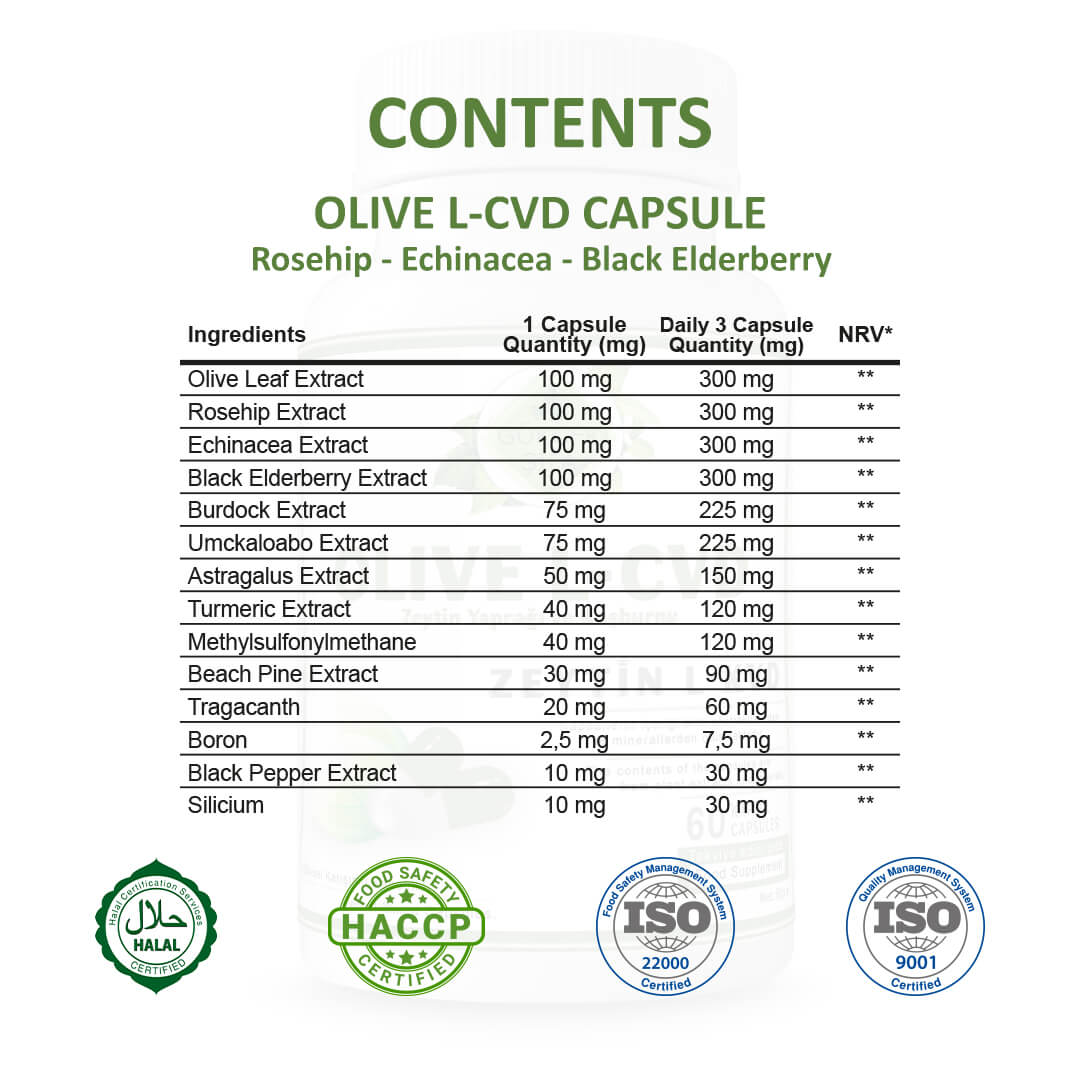 Zeytin L-KVD (Olive L-CVD) Kapsül - Standard - Görsel 3